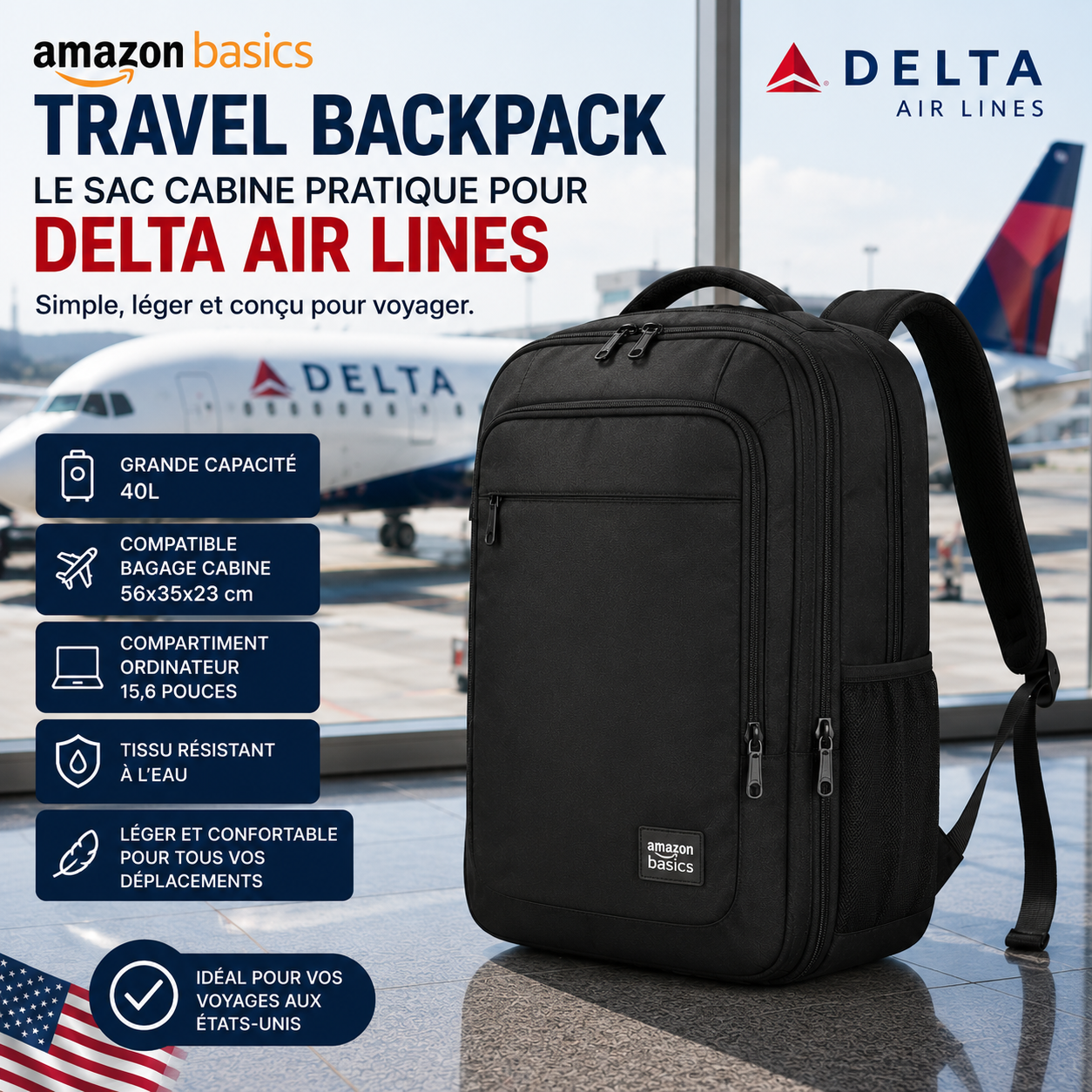 Amazon Basics Delta Air Lines