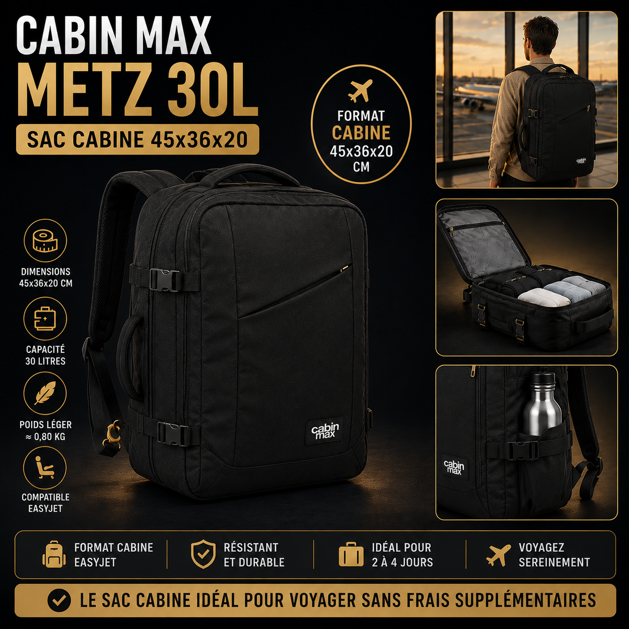 Cabin Max Anode Backpack avis
