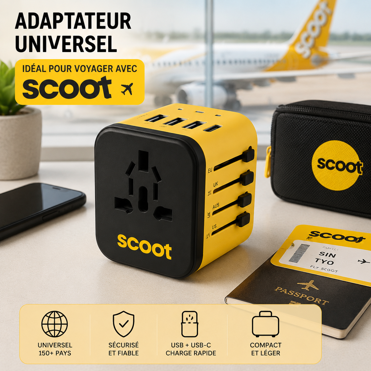 Adaptateur universel Scoot