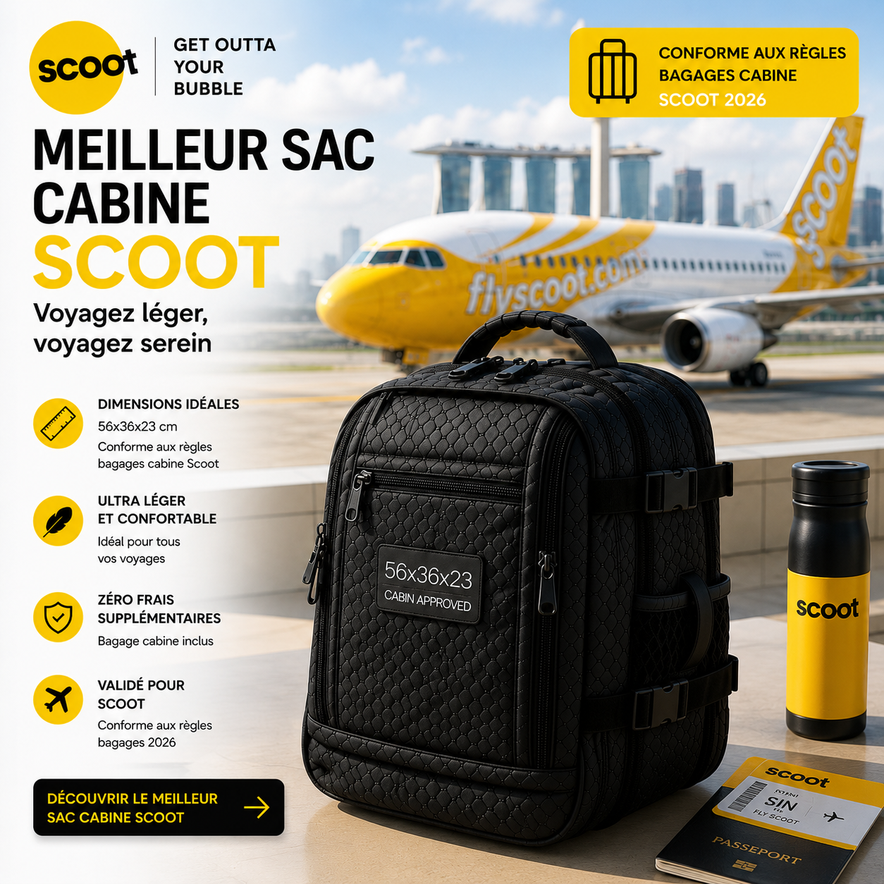Cabin Max Metz 44L Scoot