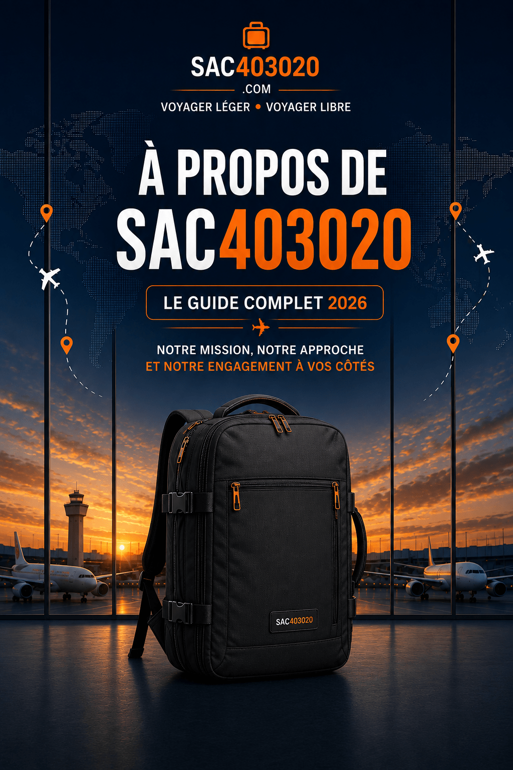 SAC403020 spécialiste des sacs cabine, dimensions et règles bagages des compagnies aériennes