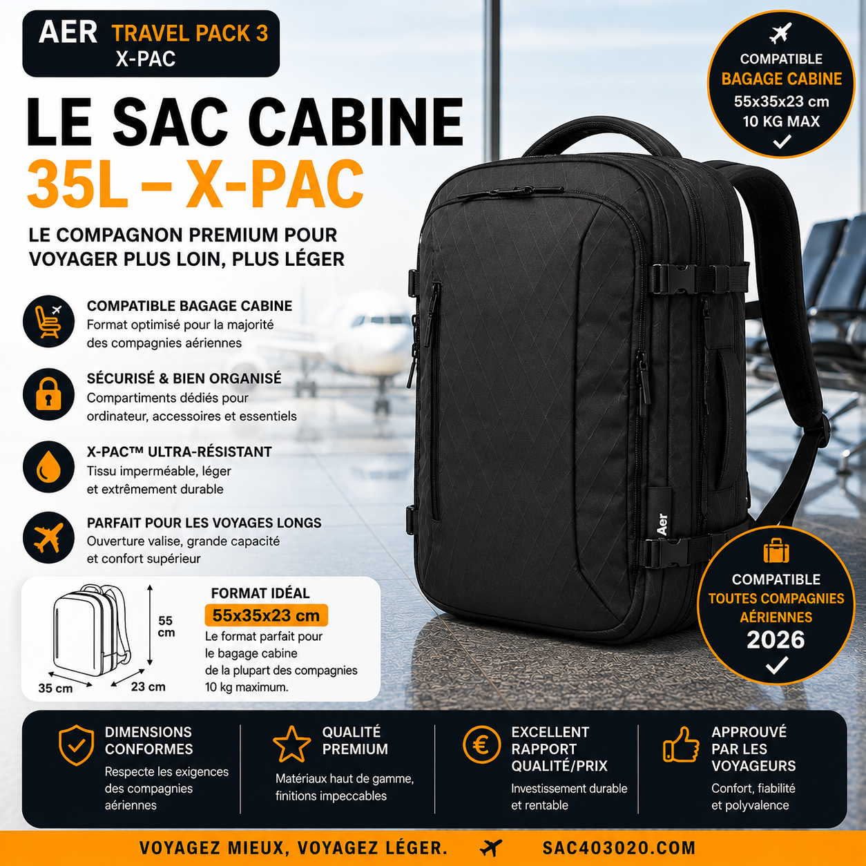 AER Travel Pack 3 X-Pac