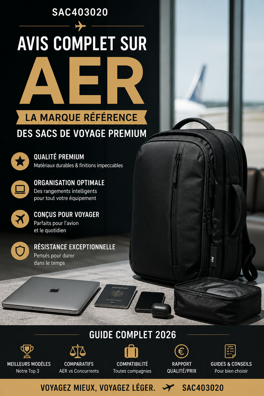 AER avis complet sacs cabine premium 2026